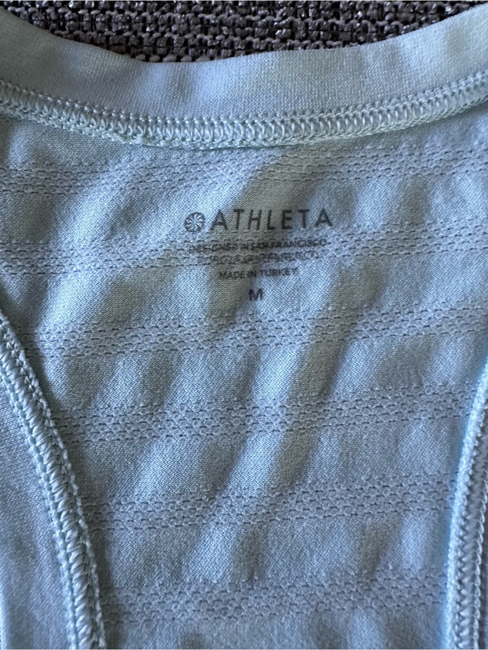 Athleta Light Blue Racerback Tank Top - Picture 2 of 4